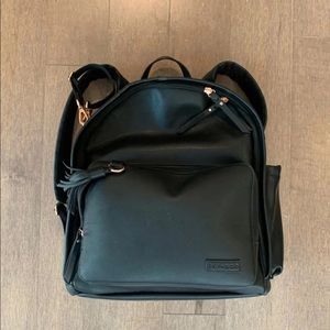 Skip hop diaper bag backpack with rose gold